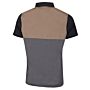 Wolsey Mens Colour Block Polo Shirt - Black - XL