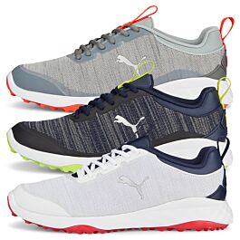 Puma knit golf shoes top