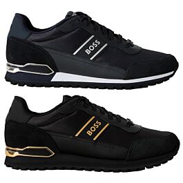 Hugo Boss Mens Parkour L Runn RSMX Suede Trim Trainers