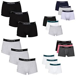 トランクス Lacoste Underwear Boxer Briefs 3-Pack 5H3389-W64 Lacoste Pack Of 3 Casual Black Trunks 5H3389 | lacoste.pl