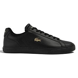 Lacoste Mens Lerond Pro 123 3 CMA Logo Leather Blend Trainers
