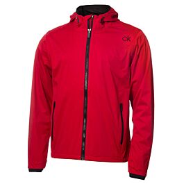 Calvin Klein Mens 2024 Hooded Waterproof Softshell Golf Jacket