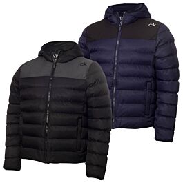 Calvin Klein Mens Padded Chest Pockets Water Resistant Jacket
