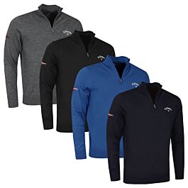 Callaway Golf Mens 1 4 Zip Blended Merino Mix Odyssey Thermal Sweater