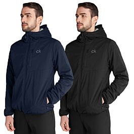 Calvin Klein Mens Ultron Hooded Lightweight Stretch Golf Jacket