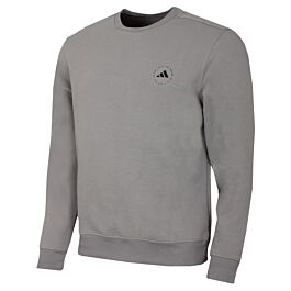 adidas Golf Mens Core Crew Neck Sustainable Performance Logo Sweater