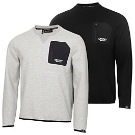 DKNY Mens Hyper Tech Sport Premium Warm Sweater