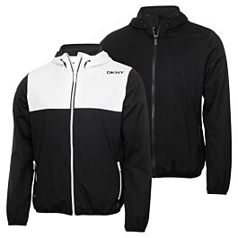 DKNY Mens Down Wind Stretch Water Resistant Lightweight Jacket