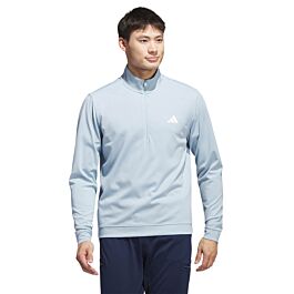 adidas Golf Mens Elevated Quarter Zip Left Chest Sweater