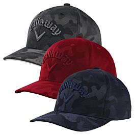 Callaway Golf Mens Camo Snapback Adjustable Wicking Cap