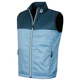 Gilet De Golf Homme FootJoy Lagoon Bleu, Taille L, Demi-zip, Performance Jersey, Neuf