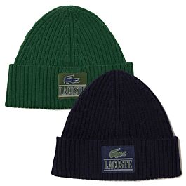 Lacoste knitted logo beanie outlet