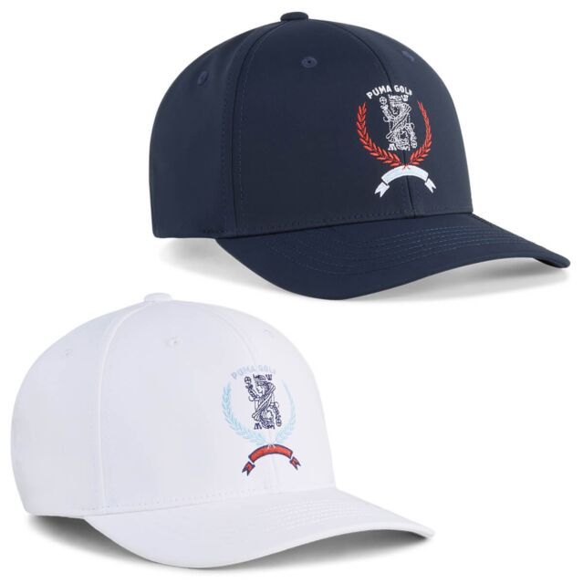 Puma Golf Mens 2025 Queen City Snapback Breathable Wicking Snapback Cap