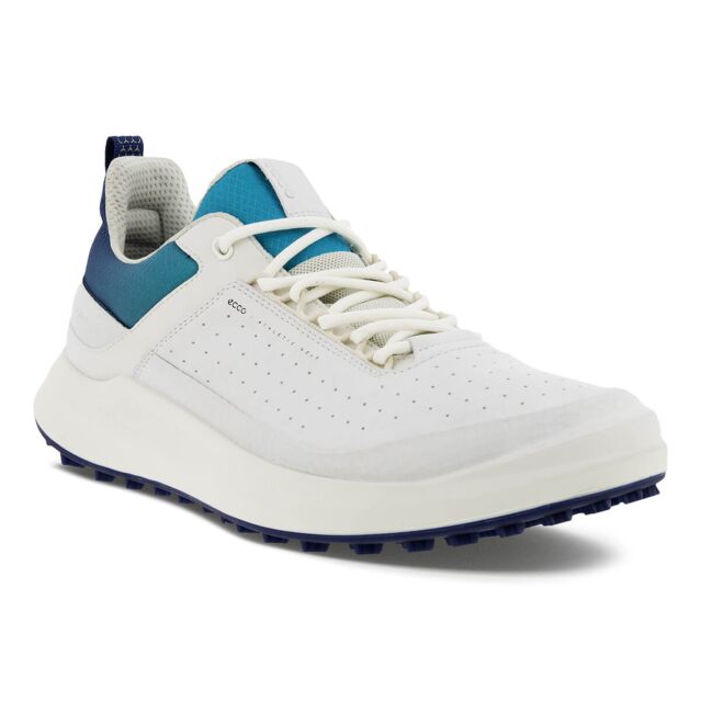 Ecco Mens M Core Leather Water Resistant Spikeless Golf Shoes