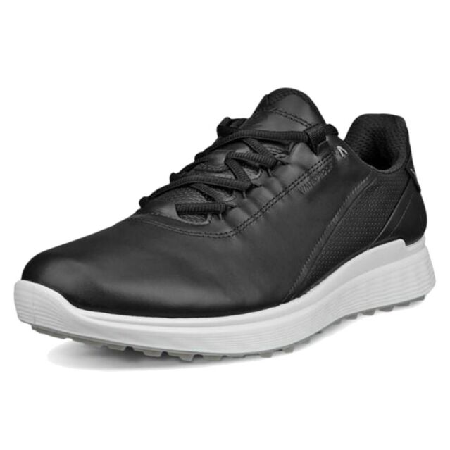 Ecco Mens S-Casual Waterproof Leather Comfy Breathable Golf Shoes