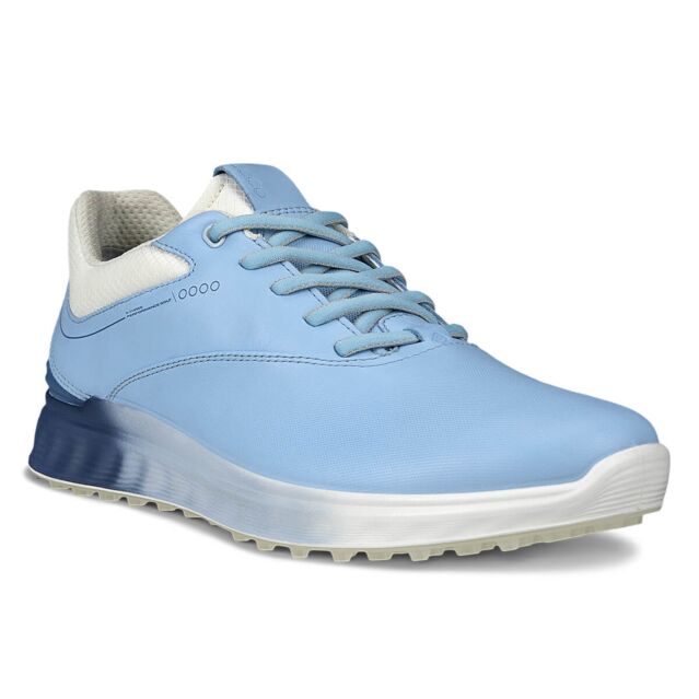 Ecco Womens 2024 W S Three Leather Waterproof Breathable Spikeless Golf Shoes