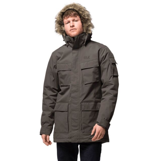 Jack wolfskin glacier canyon insulated men's waterproof parka hot sale