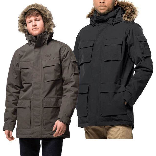 Jack Wolfskin Mens Glacier Canyon Waterproof Insulated Parka Jacket Coat