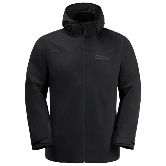 Jack Wolfskin Mens 2025 Taubenberg 3 In 1 Waterproof Windproof Golf Jacket