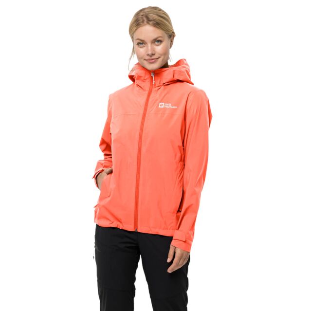 Jack Wolfskin Womens Elsberg 2.5L Waterproof Lightweight Jacket