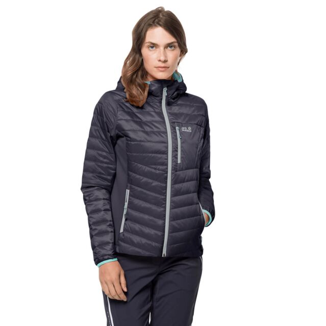 Jack Wolfskin Women Routeburn Hooded Stretch Water Repellent Jacket