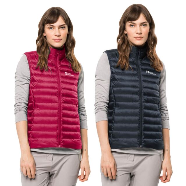 Jack Wolfskin Womens Pack And Go Down Sleeveless Waterproof Gilet