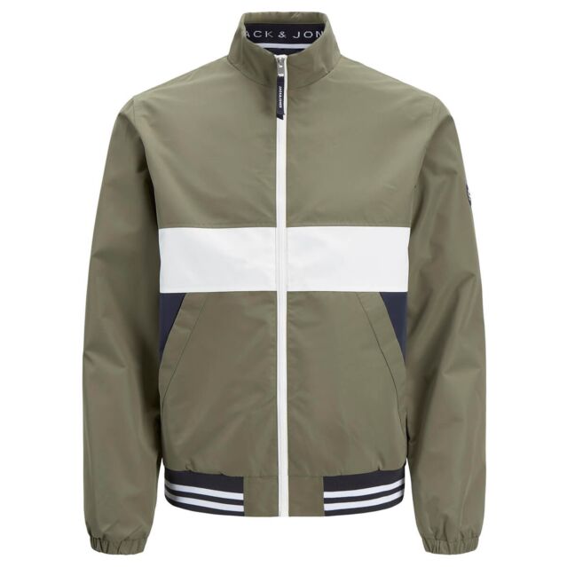 Jack & Jones Mens Jorluke Elasticated Cuff Regular Fit Bomber Jacket