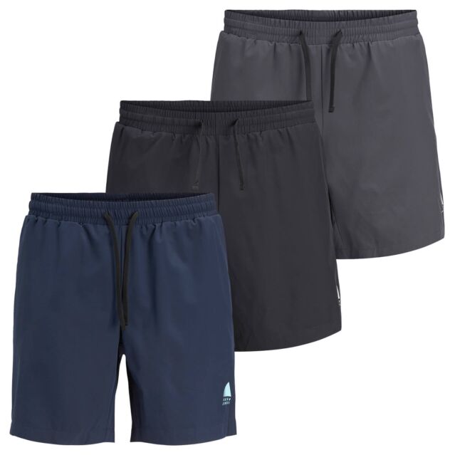 Jack & Jones Mens JPSTScully Elastic Drawcord Waist Regular Fit Shorts
