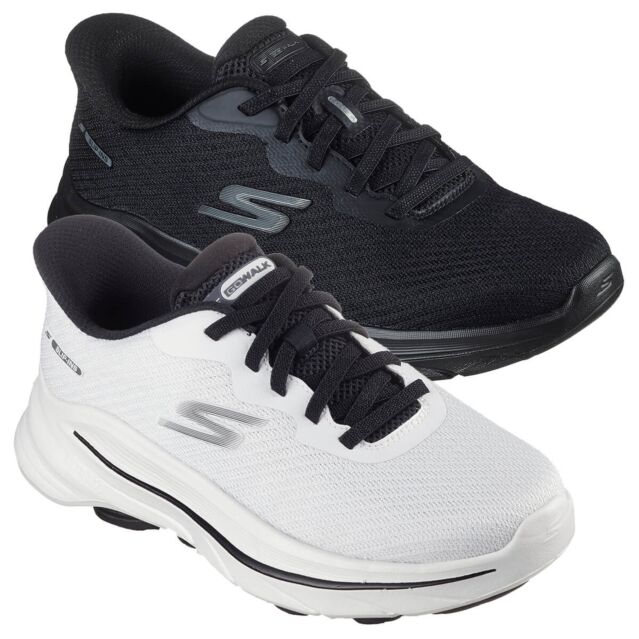 Skechers Womens GO WALK 8 - Nadia Ultra-Go Goga-Mat Slip-In Trainers