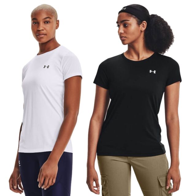 Under Armour Womens UA Tech Moisture Wicking Stretch Crew T Shirt