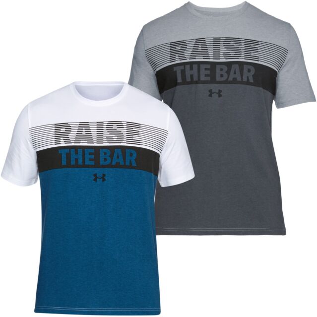 Under Armour Mens Raise The Bar SS Sports Gym Performance Training T Shirt