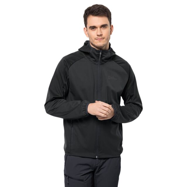 Jack Wolfskin Mens Feldberg Softshell Stretch Wind & Water Resistant Jacket