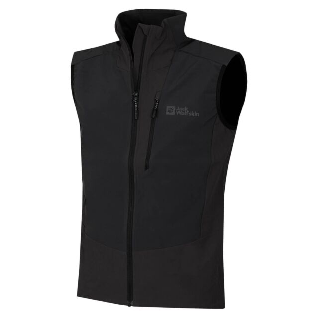 Jack Wolfskin Mens Alpspitze Vest Lightweight Stretch Gilet