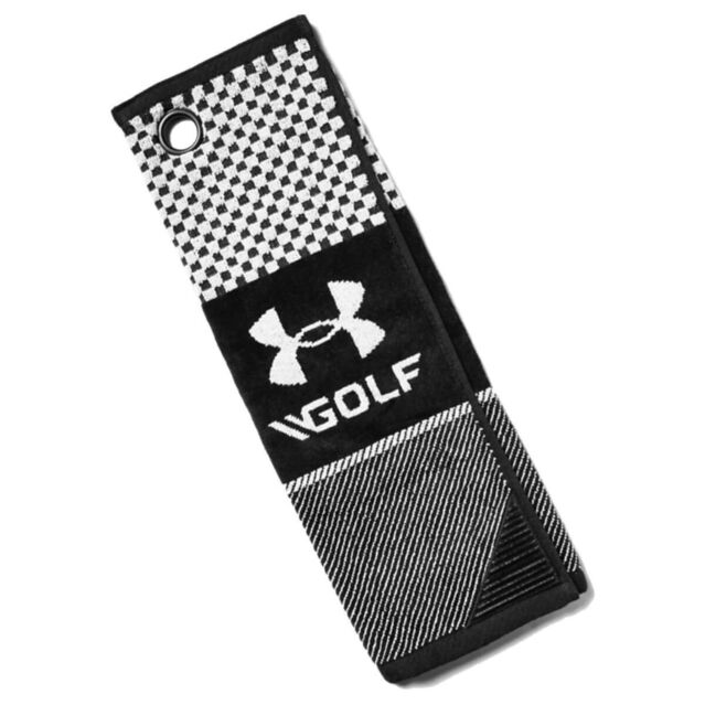 Under Armour Unisex UA Tri-Fold Embroidered Club Face Bag Golf Towel
