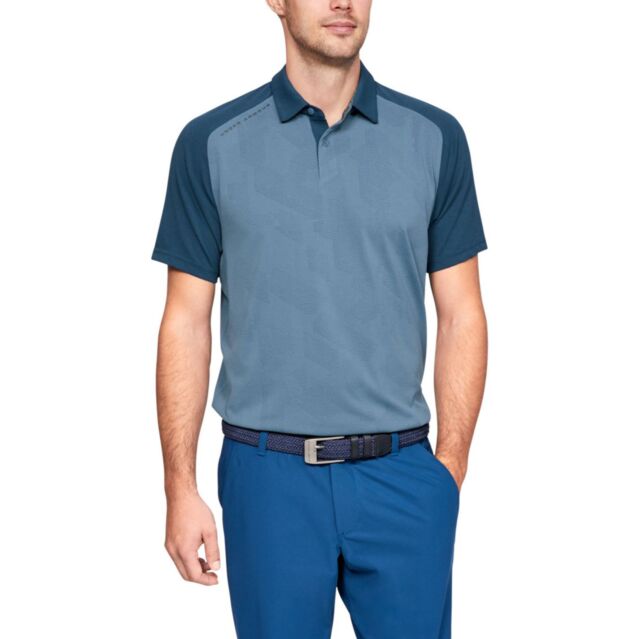 Under Armour Mens Tour Tips Champion Golf Fast Drying Wicking Polo Shirt
