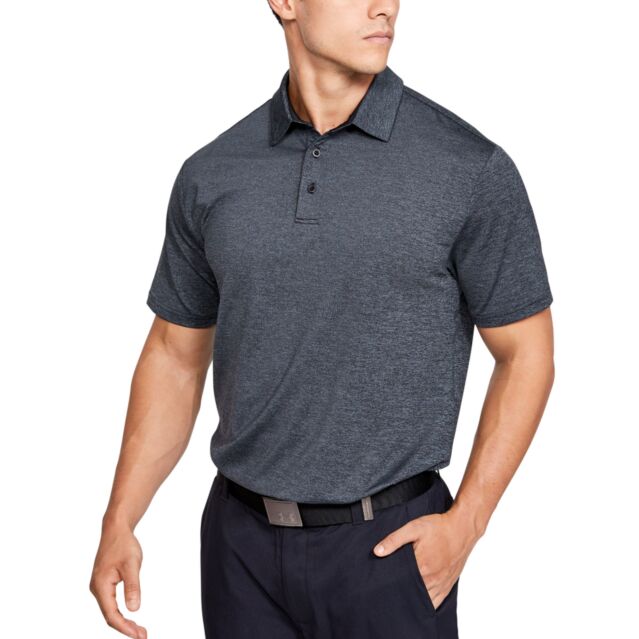 Under Armour Mens Solid Playoff 2.0 Polo Shirt - Grey - L