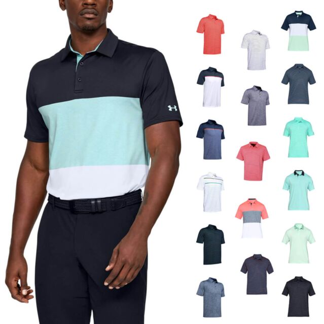 Under Armour Mens Solid Playoff 2.0 Golf Soft Breathable Light Polo Shirt