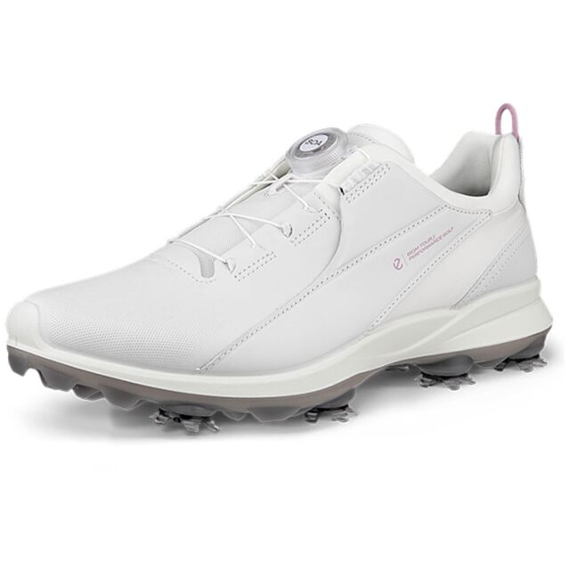 Ecco Womens 2025 BIOM Tour Cleated BOA Phorene Waterproof Golf Shoes