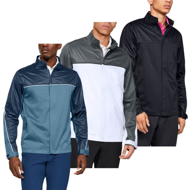 Under Armour Mens UA Storm Golf Waterproof Rain Lightweight Breathable Jacket