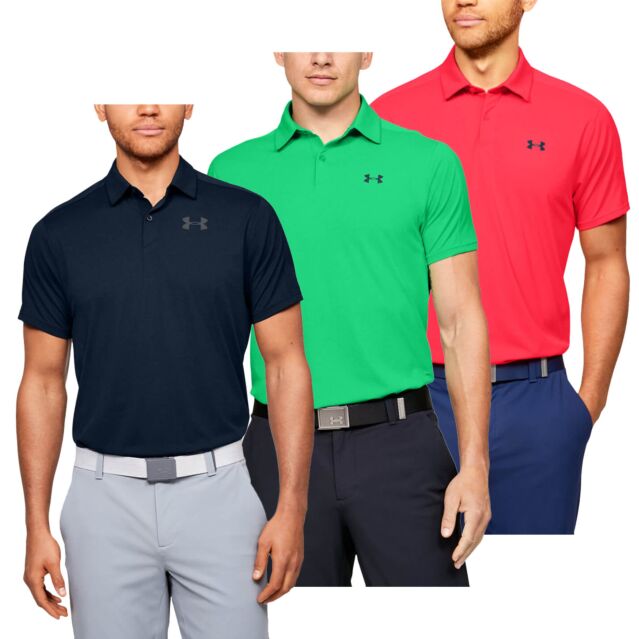 Under Armour Mens Vanish Wicking Stretch Golf Polo Shirt
