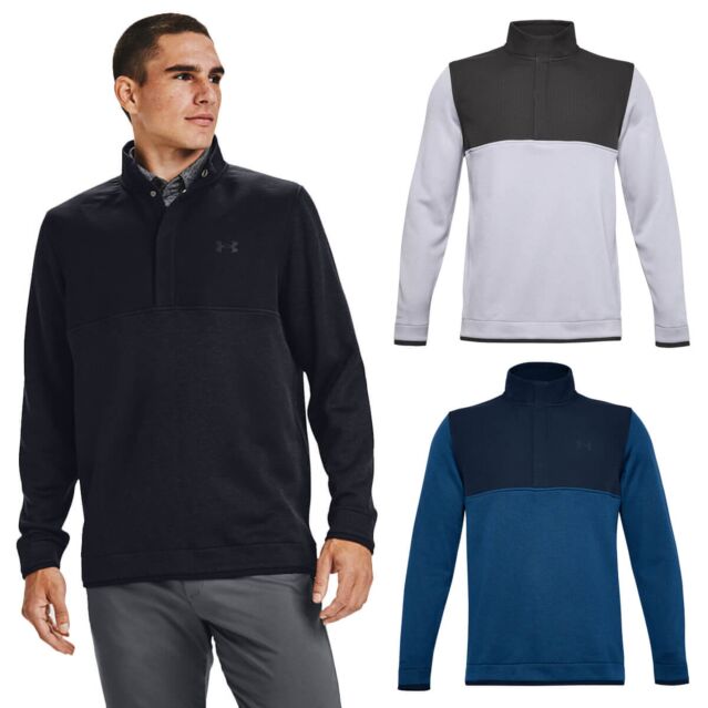 Under Armour Mens Storm SF 1/2 Snap Strech Water Repellent Golf Sweater