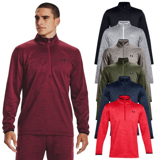Under Armour Mens UA Armour Fleece Breathable Stretch 1/2 Zip Sweater