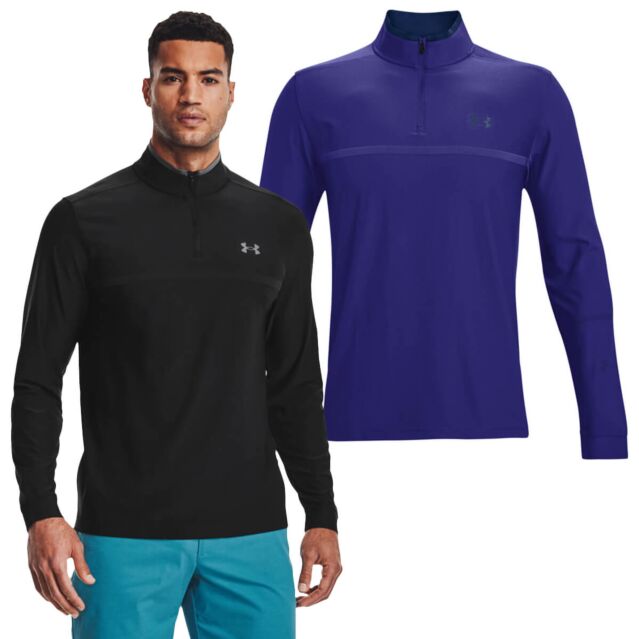 Under Armour Mens Playoff 2.0 1/4 Zip 4-Way Stretch Wicking Golf Sweater