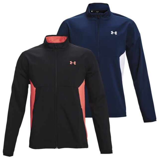 Under Armour Mens Storm Windstrike Full Zip Stretch Windproof Golf Jacket