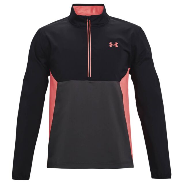 Under Armour Mens Storm Windstrike Half Zip Stretch Windproof Golf Sweater