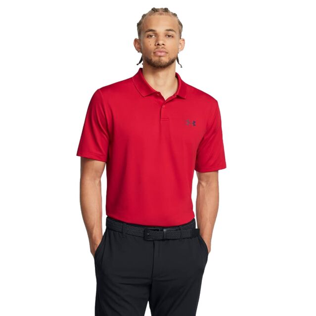 Under armour performance golf polo shirt on sale