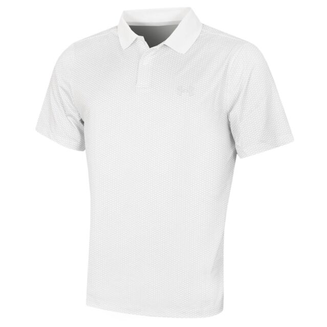 Under armour white golf polo cheap