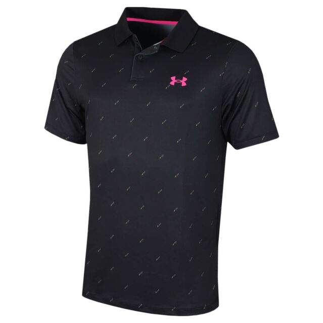 Under Armour Mens UA Perf 3.0 Deuces Wicking Golf Polo Shirt