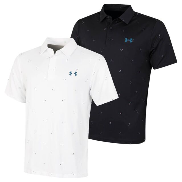 Under Armour Mens UA Playoff 3.0 Printed Golf Polo Shirt
