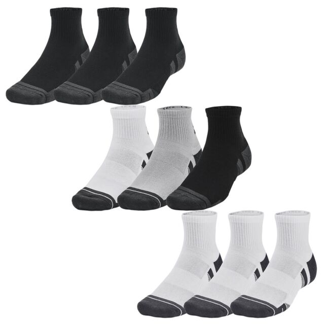 Under Armour Unisex 2026 Performance Tech 3-Pack Moisture Wicking Quarter Socks
